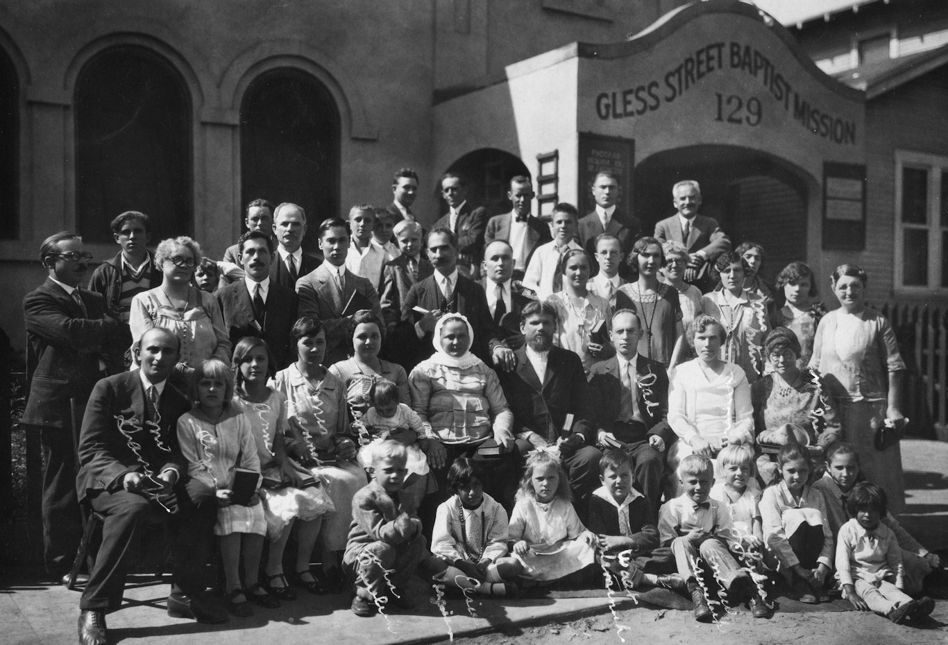 Gless Street Baptist Mission in 1927