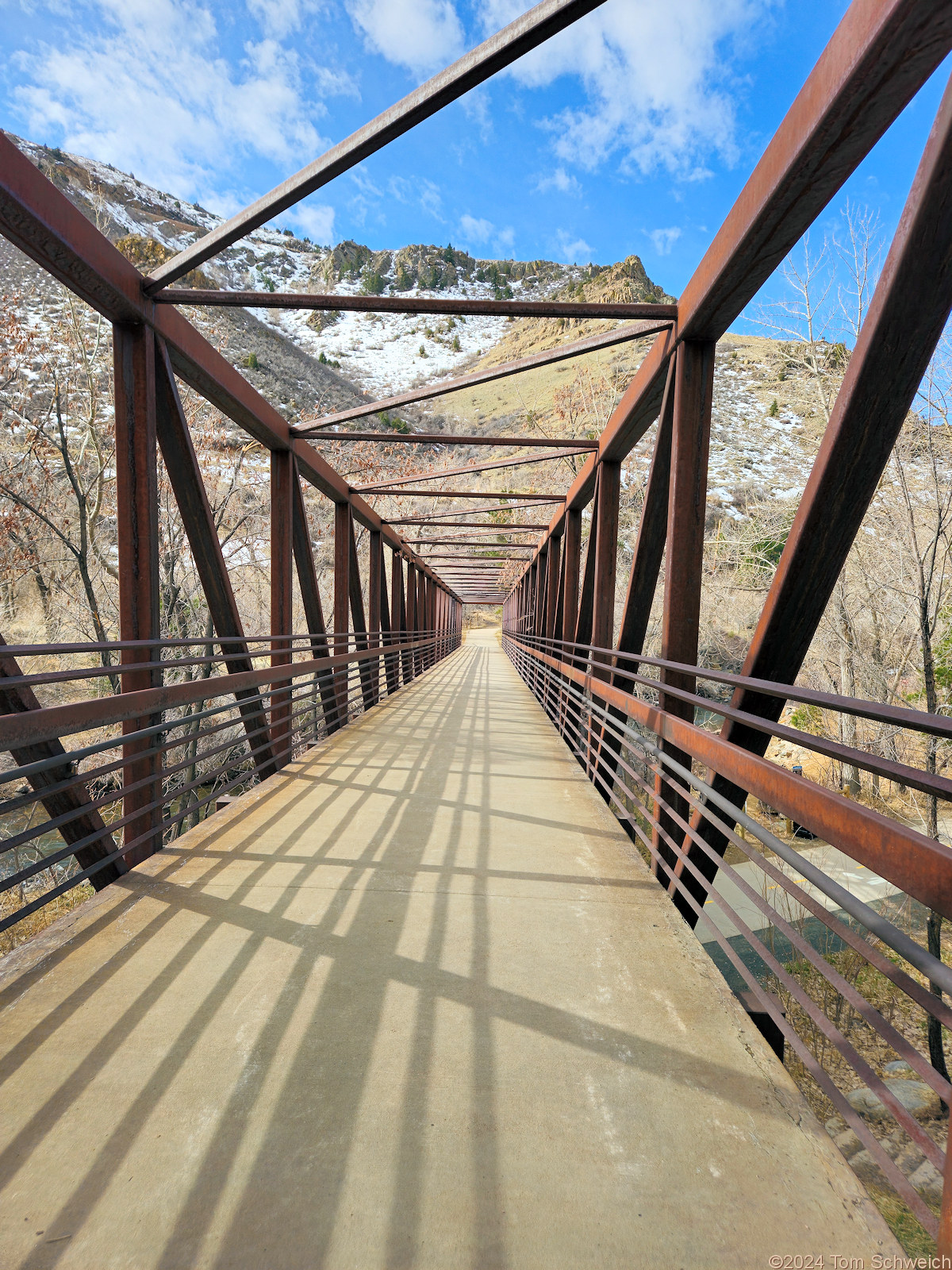 Colorado, Jefferson County, Clear Creek Canyon Park, Grant Terry Bridge
