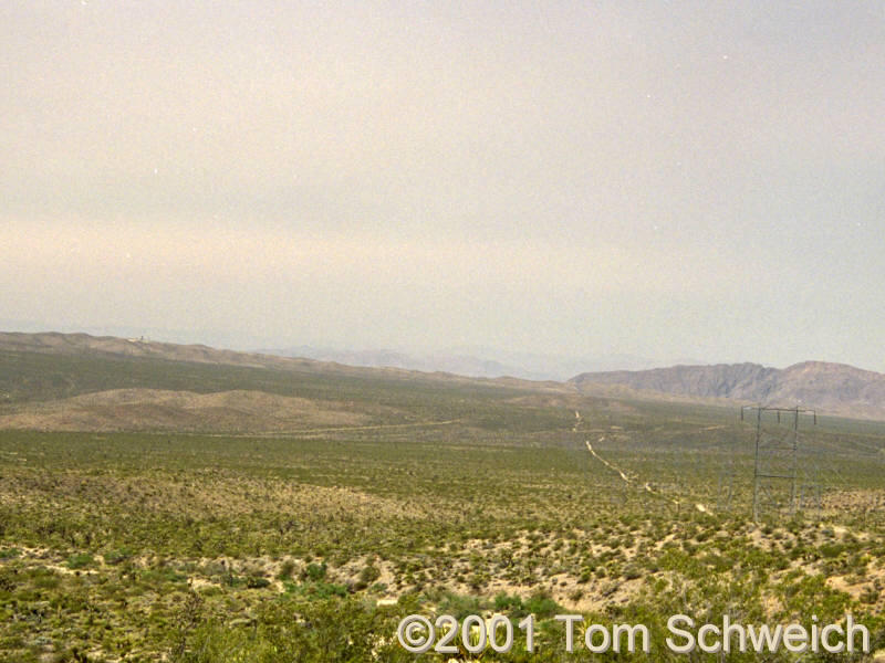 Kelso Mountains (Rocky Ridge) and Old Dad Mountain as seen from the southwest edge of Cima Dome.