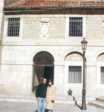 Rachel and Nacho in Avila.