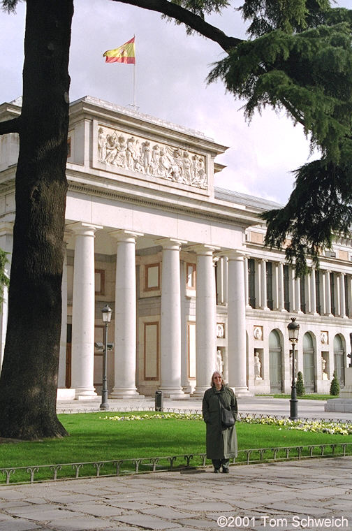 The Velasquez Gate of the Prado Museum.