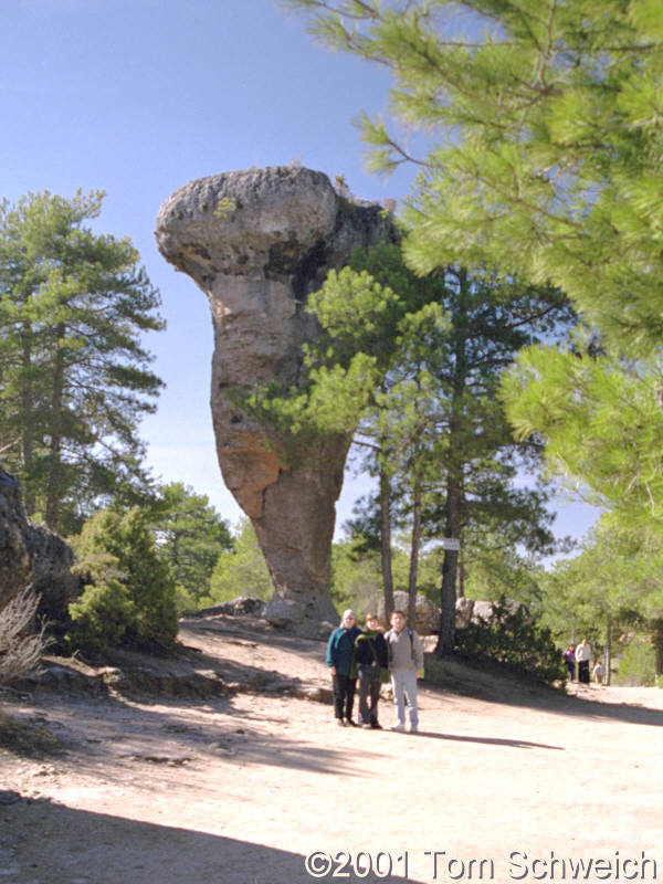 The standard photo at the entrance to La Ciudad Encantada.