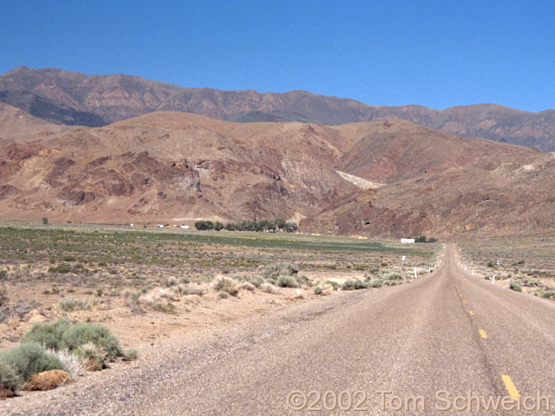 Eastgate in Nevada 772 with Desatoya Mountains in background.