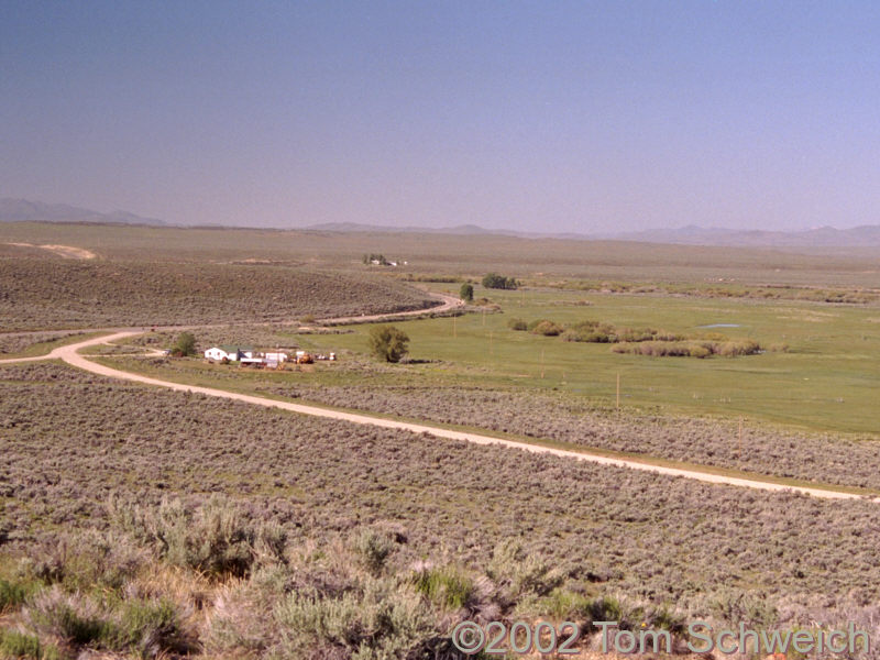 View south of Smith Creek and Mound Valley.