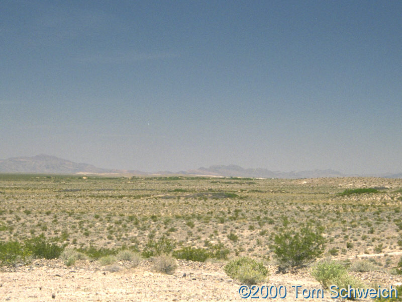 View of Pahrump Valley, looking northwest.