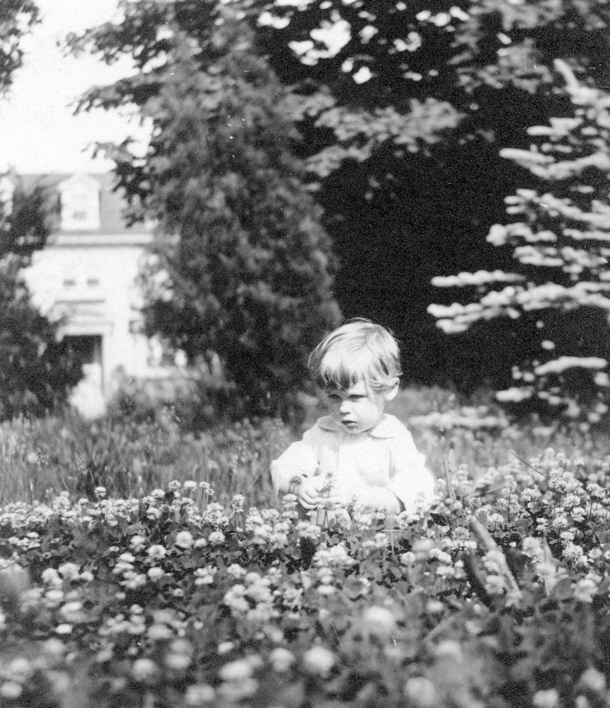 Hortense at Aunt Annie's, Lowville, NY, 1914.