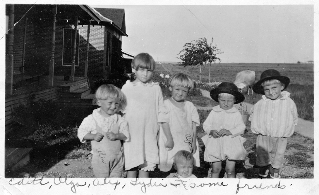 Edith, Olga, Alex, Lydia and some friends.