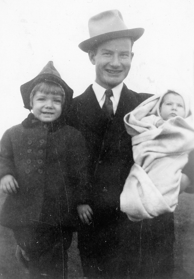 Frank B. Wilson, with Janice and holding Sally Jean