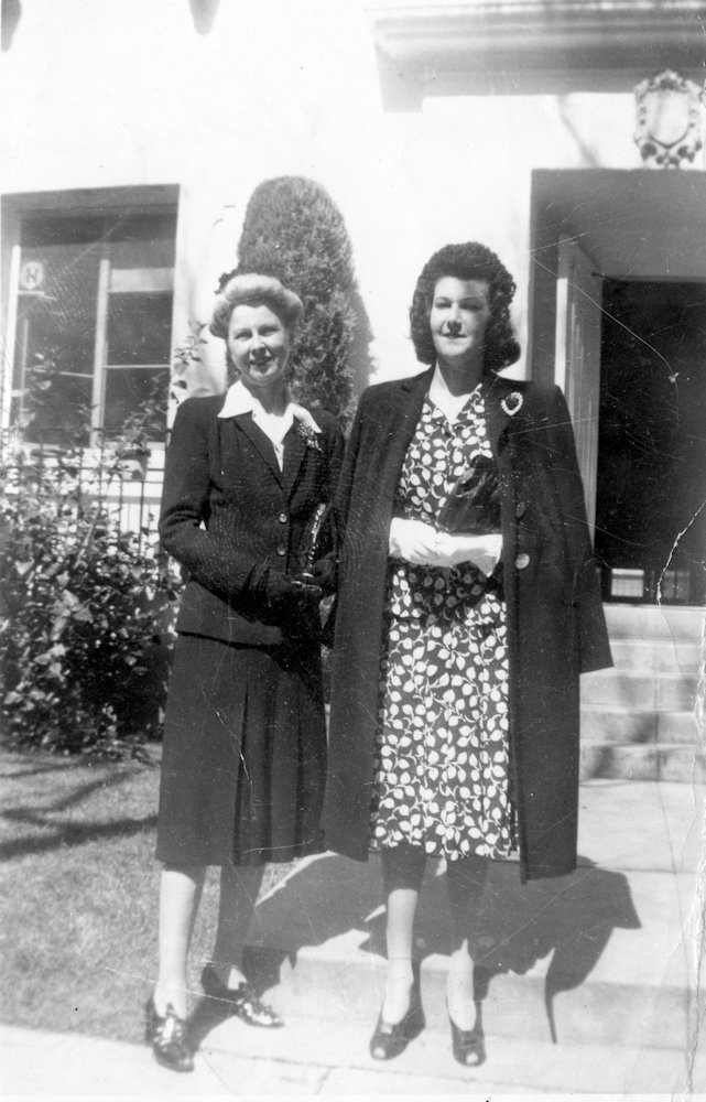 Irma Schweich with Jackie, 1941