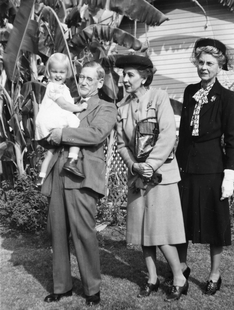 Martha with Grandparents and Aunt Betty