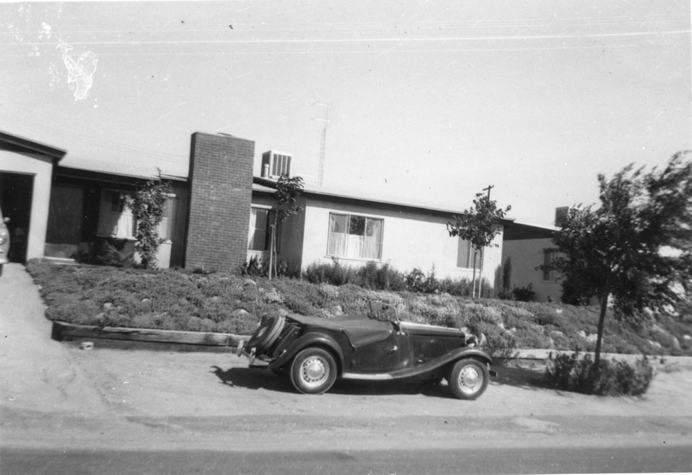 Paul's 1952 MG TD, Summer 1954.