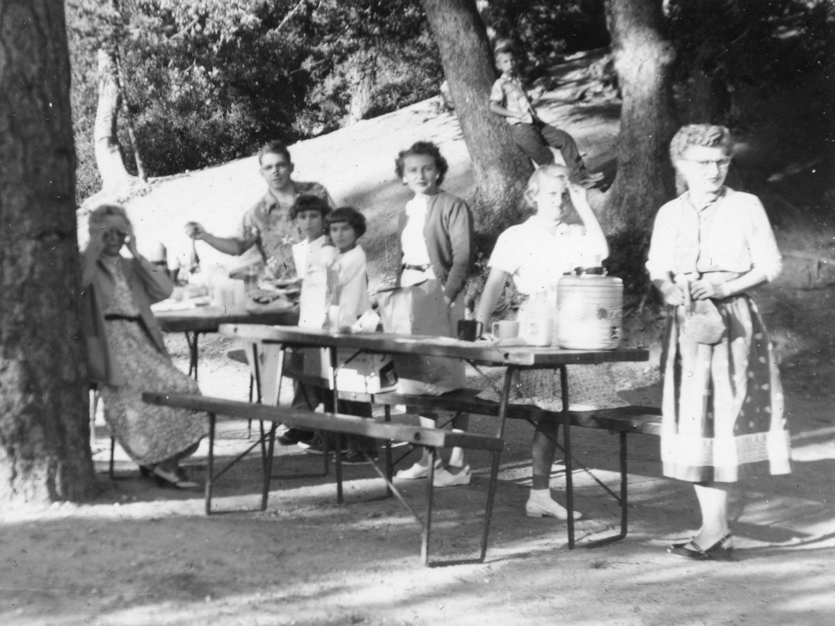 Picnic on Mt. Wilson.