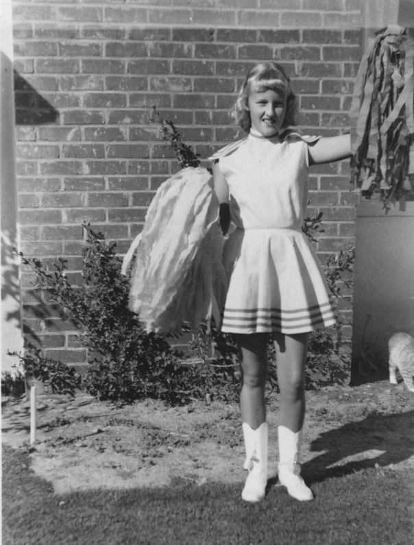 Martha is pom-pom girl in 7th grade with Palmdale School band.