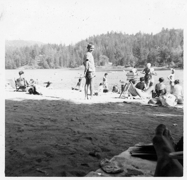 Tom at Lake Gregory.