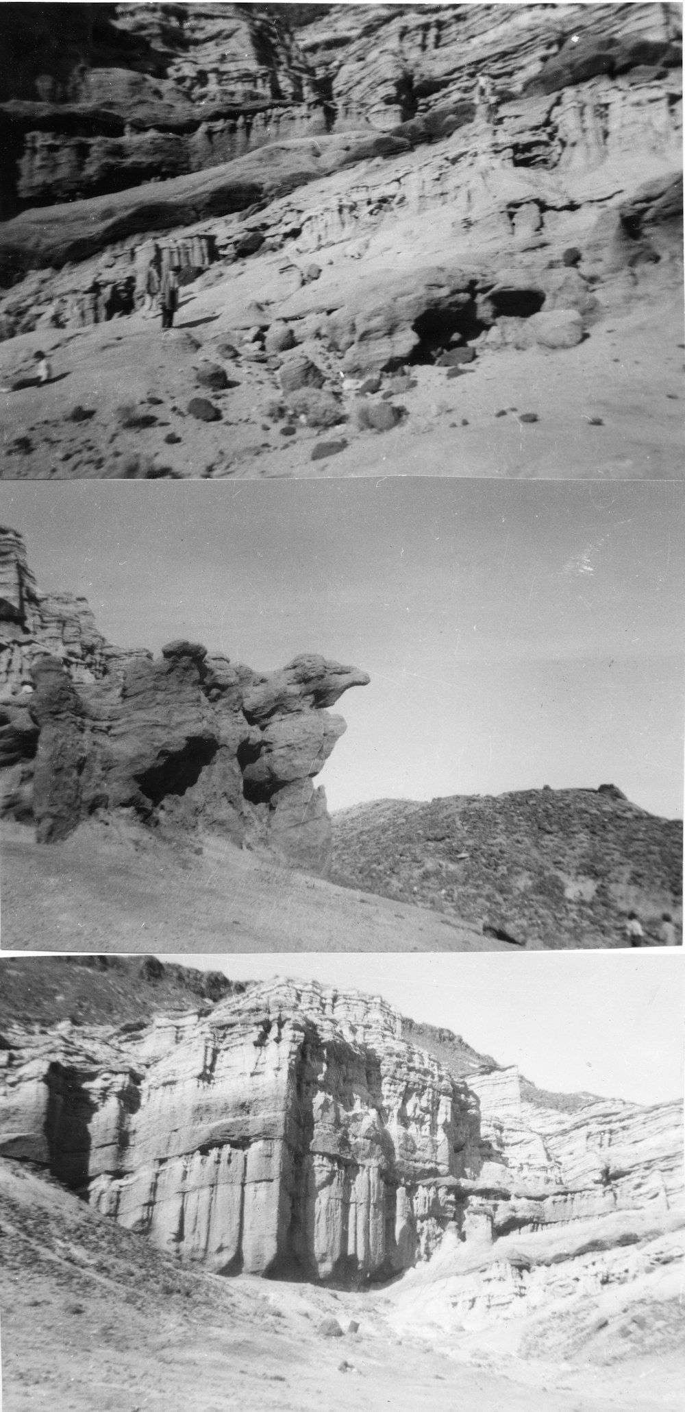 Red Rock Canyon the day after Christmas, 1955