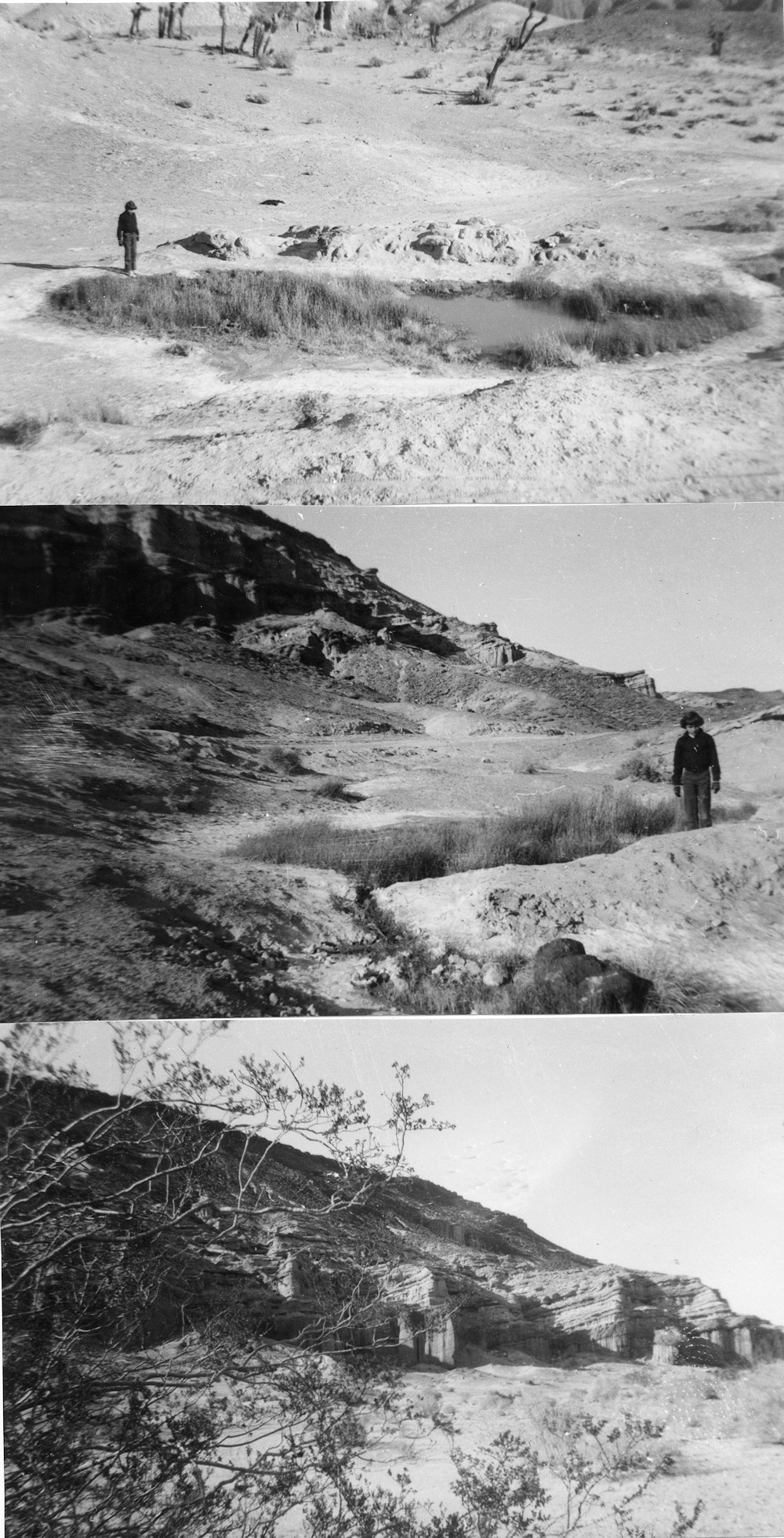 Red Rock Canyon the day after Christmas, 1955