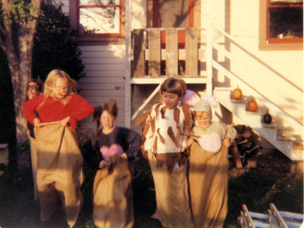 Halloween Sack Races