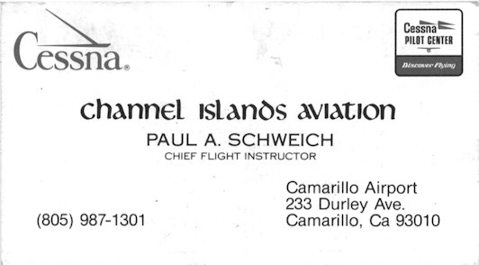 Paul Schweich, CFI