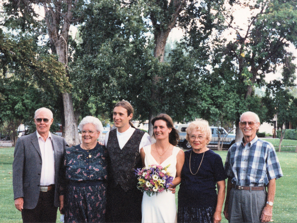 Matt and Becci with the Grandparents