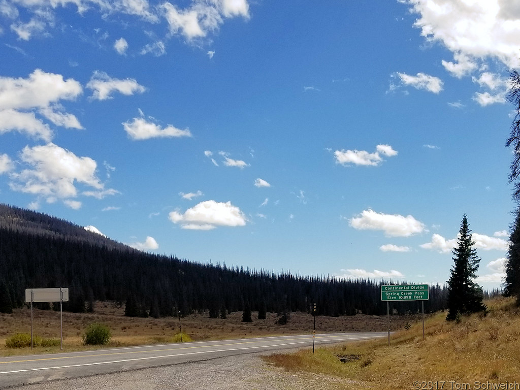 Colorado, Hinsdale County, Spring Creek Pass