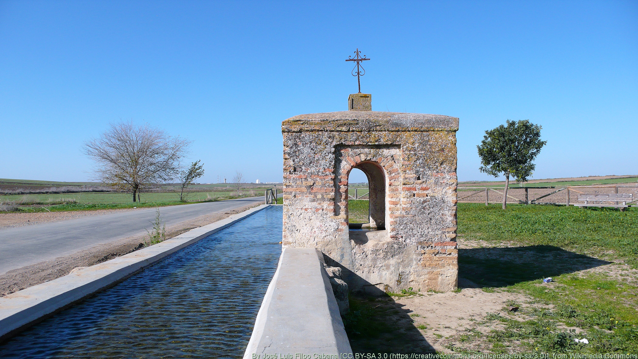 Spain, Andalucia, Huelva, El Pilar de la Media Legua