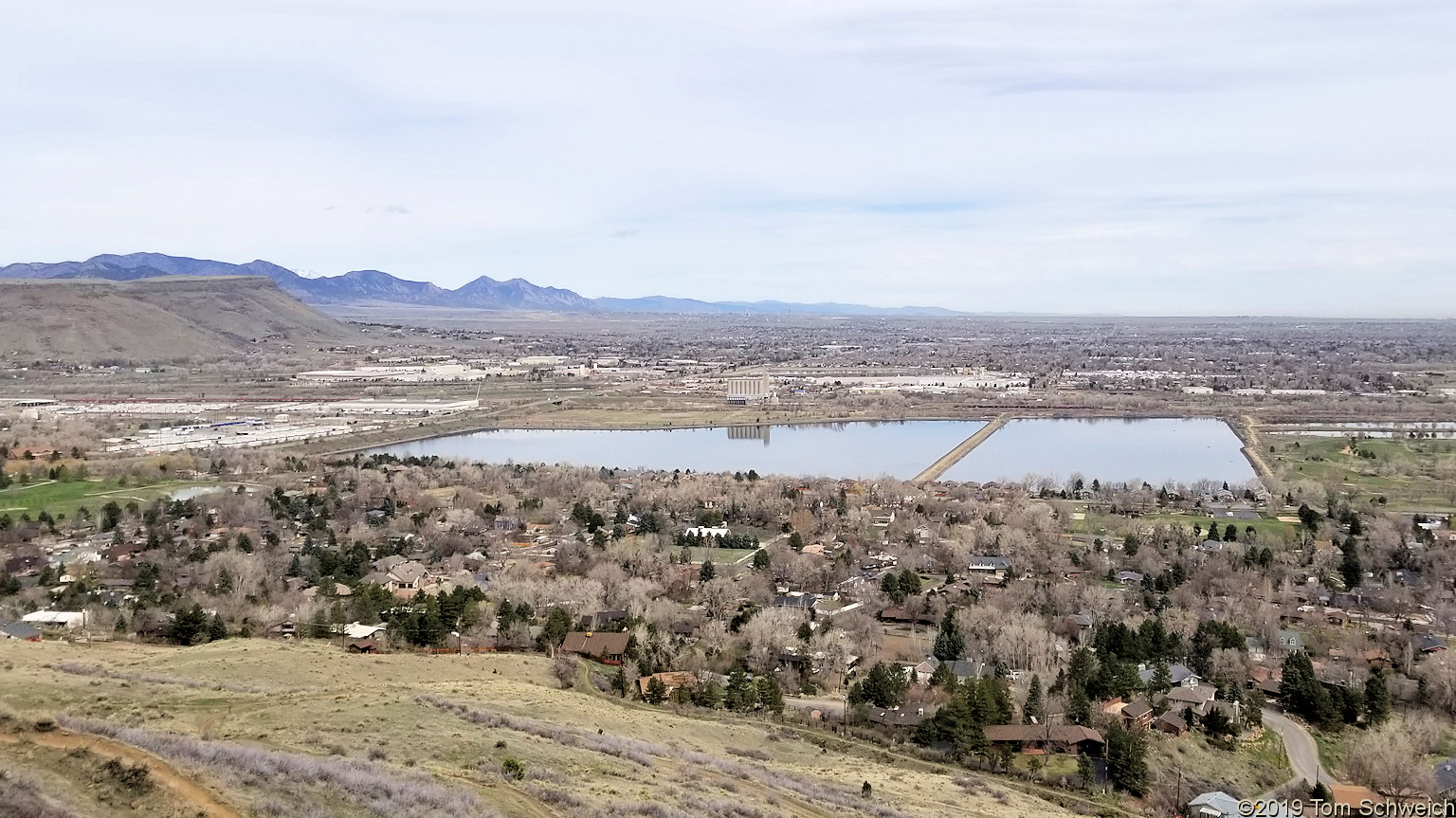 Colorado, Jefferson County, South Table Mountain, Cretaceous Trail, Tertiary Trail