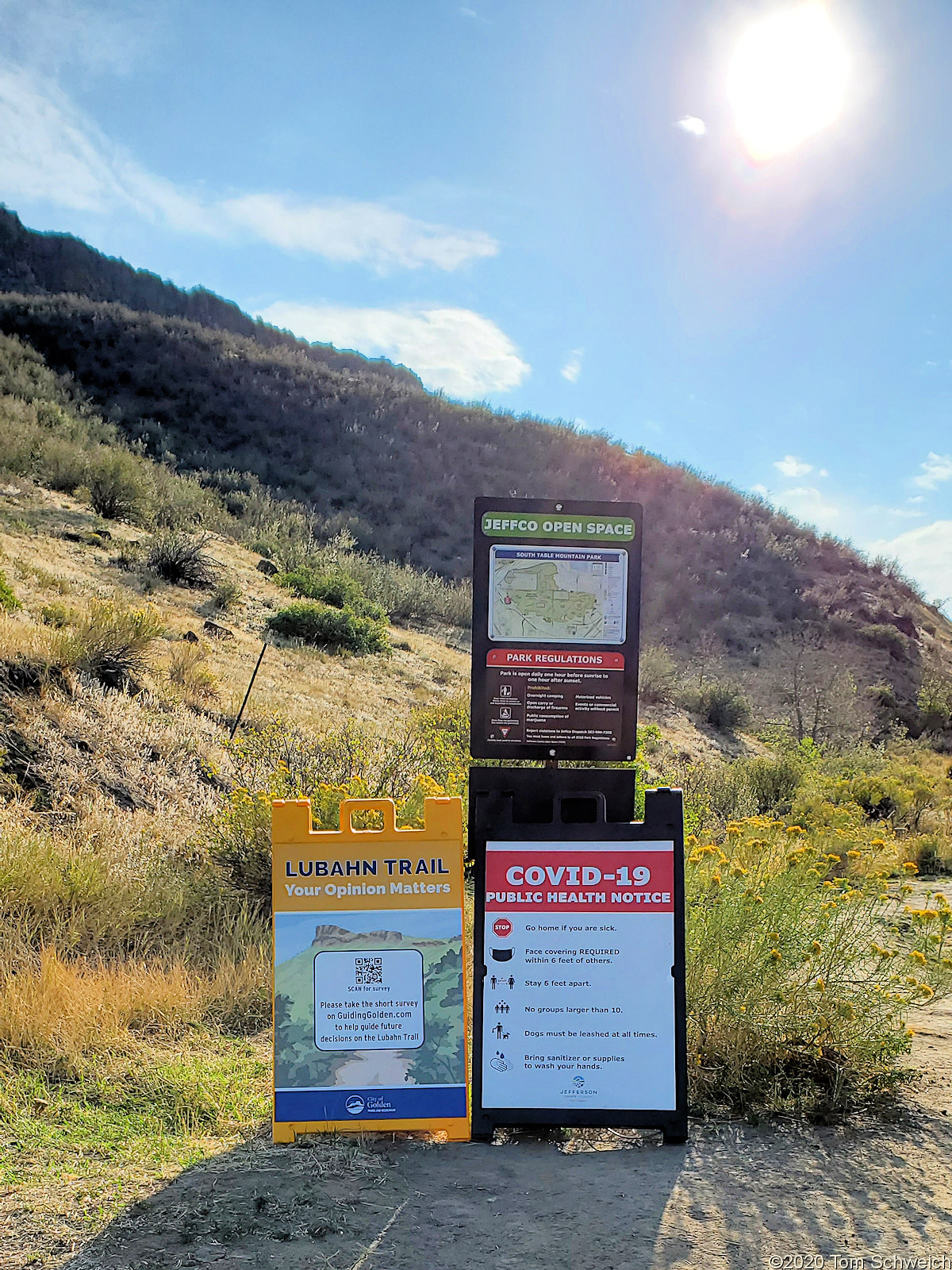 Colorado, Jefferson County, South Table Mountain, Lubahn Trail