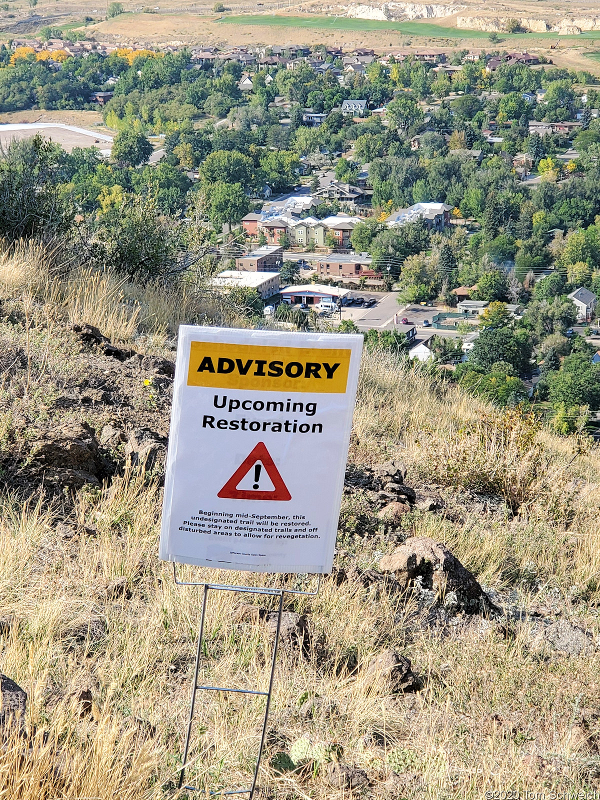 Colorado, Jefferson County, South Table Mountain, Lubahn Trail