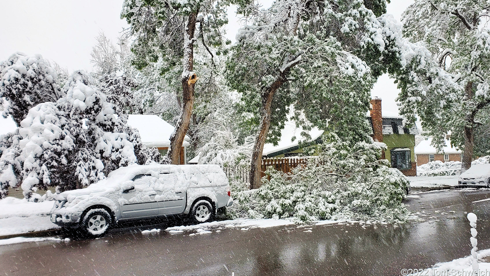 Colorado, Jefferson County, Golden, Snow