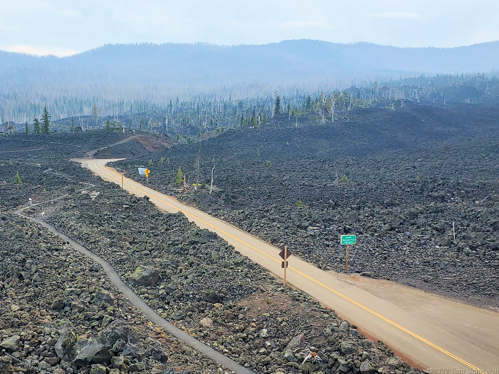 Oregon, Deschutes County, McKenzie Pass area.