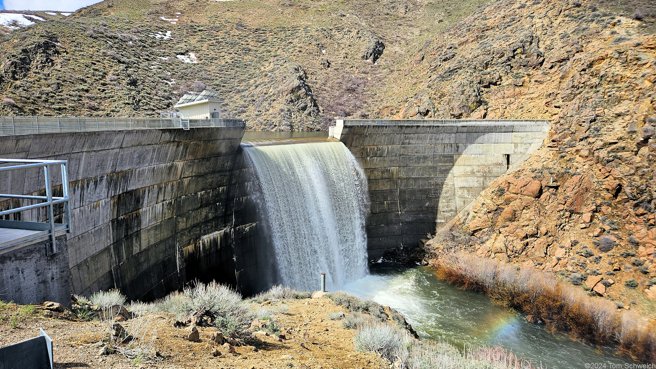 Nevada, Elko County, Owyhee River, Wild Horse Dam