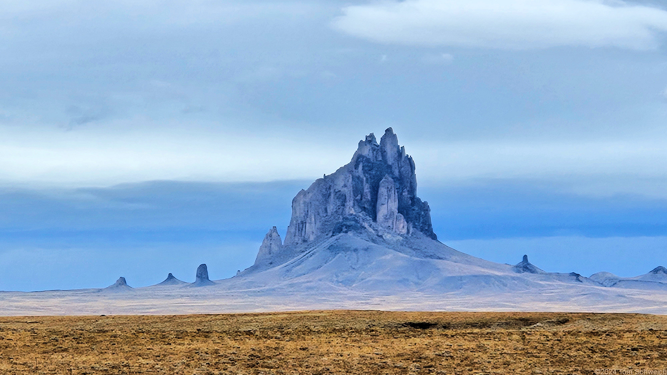 New Mexico, San Juan County, Ship Rock.