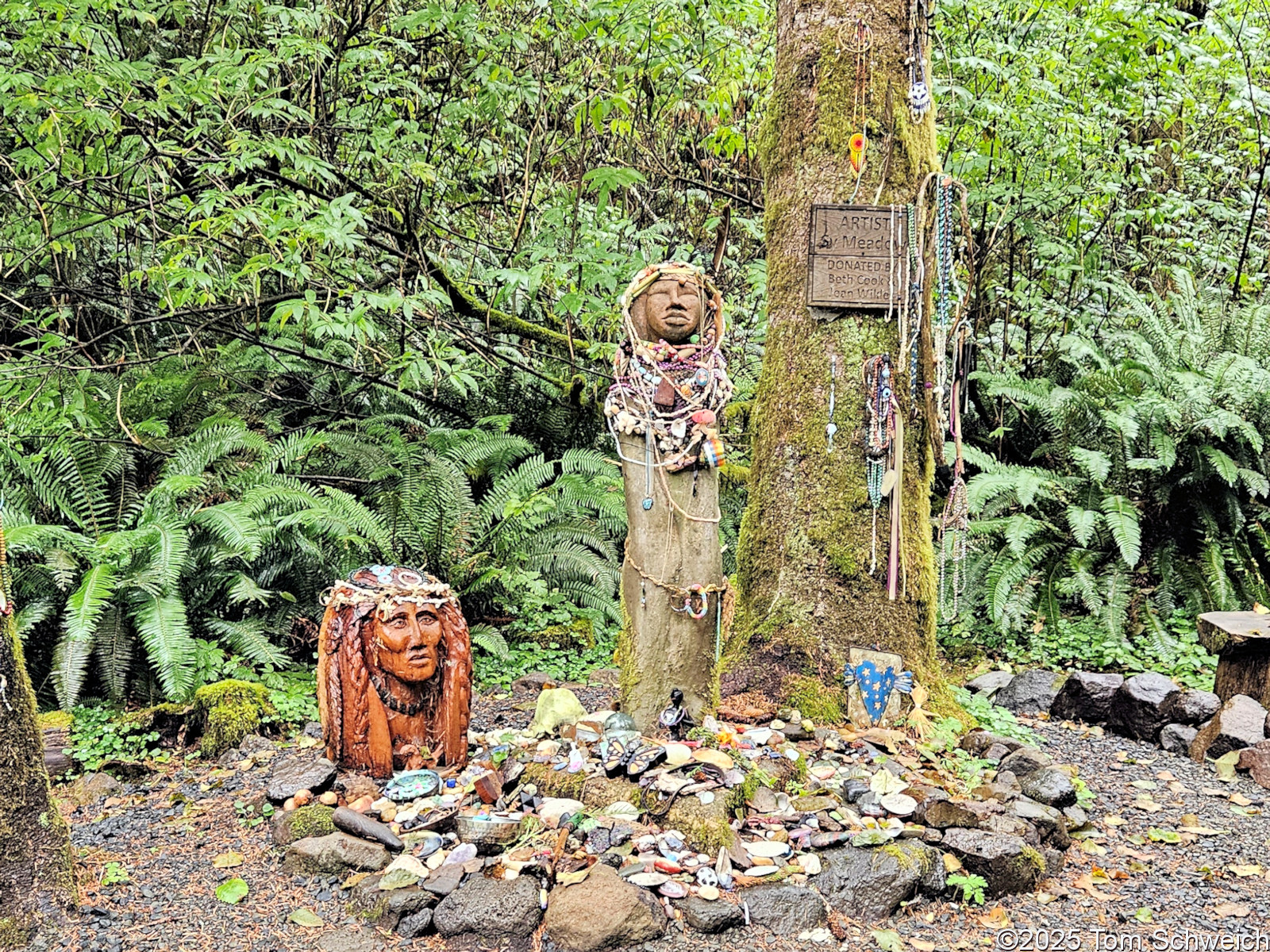 Oregon, Lincoln County, Cape Perpetua, Amanda's Statue