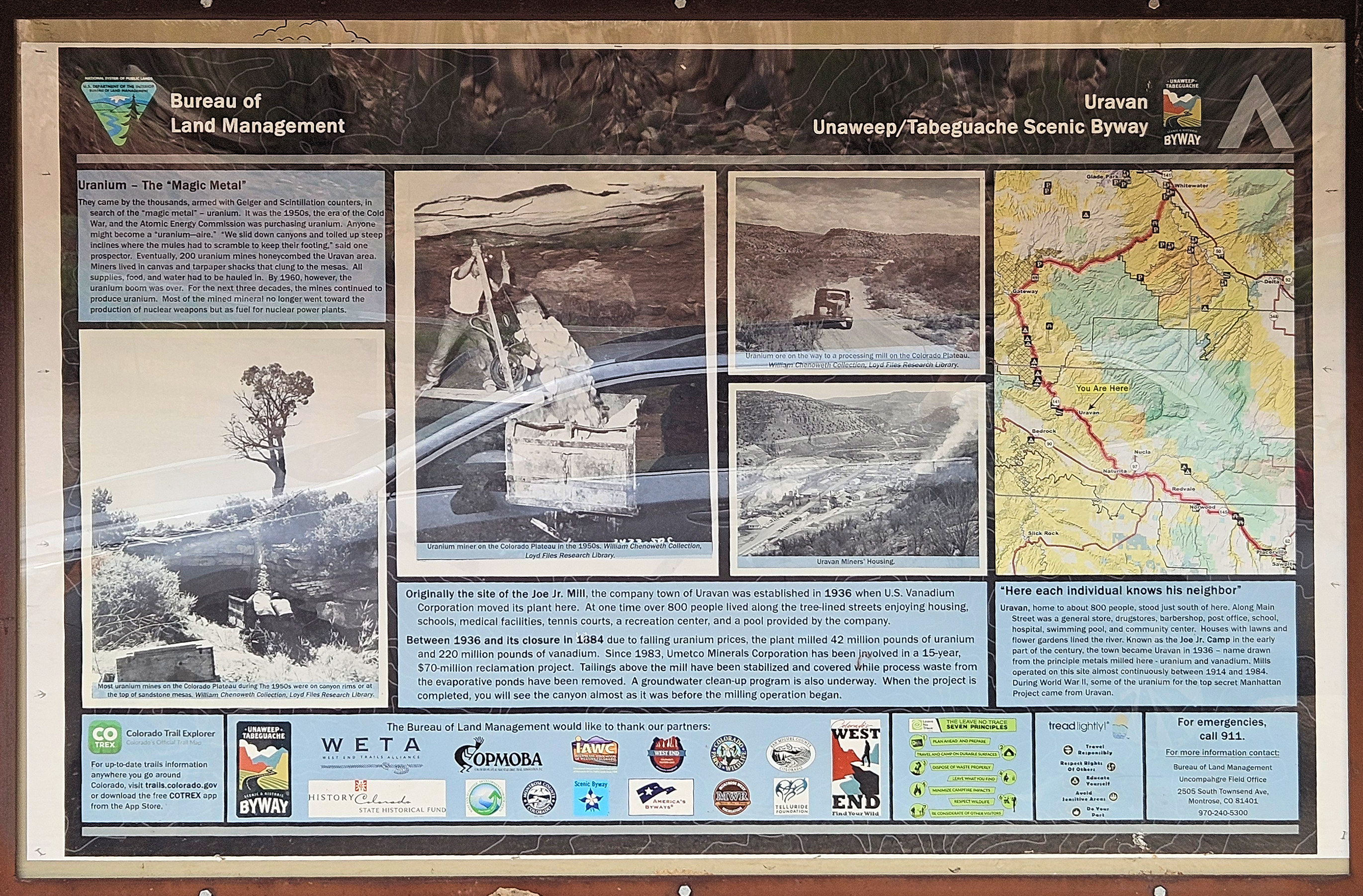 Colorado, Mesa County, Dolores River Canyon, Uravan