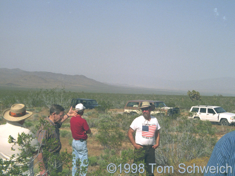 Field discussion of evidence for movement and amount of offset across the Garlock Fault.