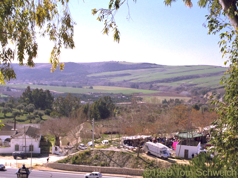 View of countryside west of Arcos.