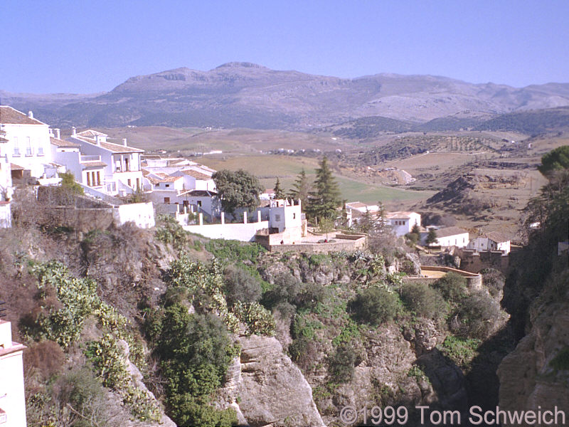 View of Serrania de Ronda to the east.