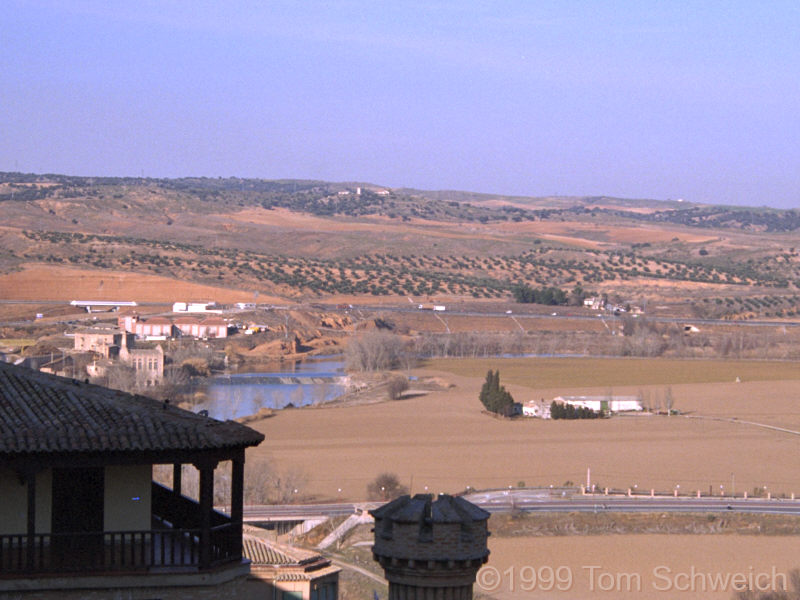 View of country side north of Toledo.