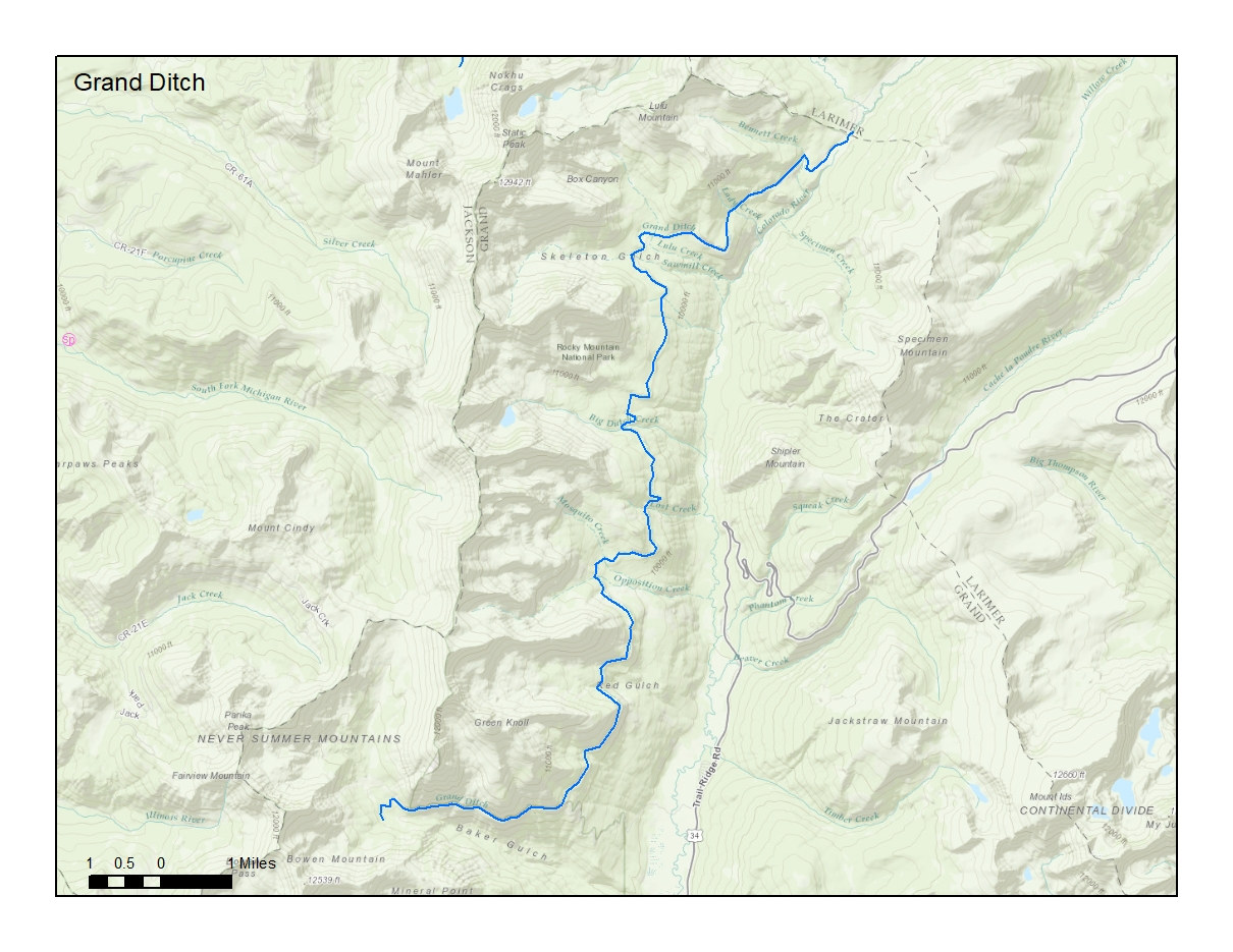 Colorado, Grand County, Gradn Ditch