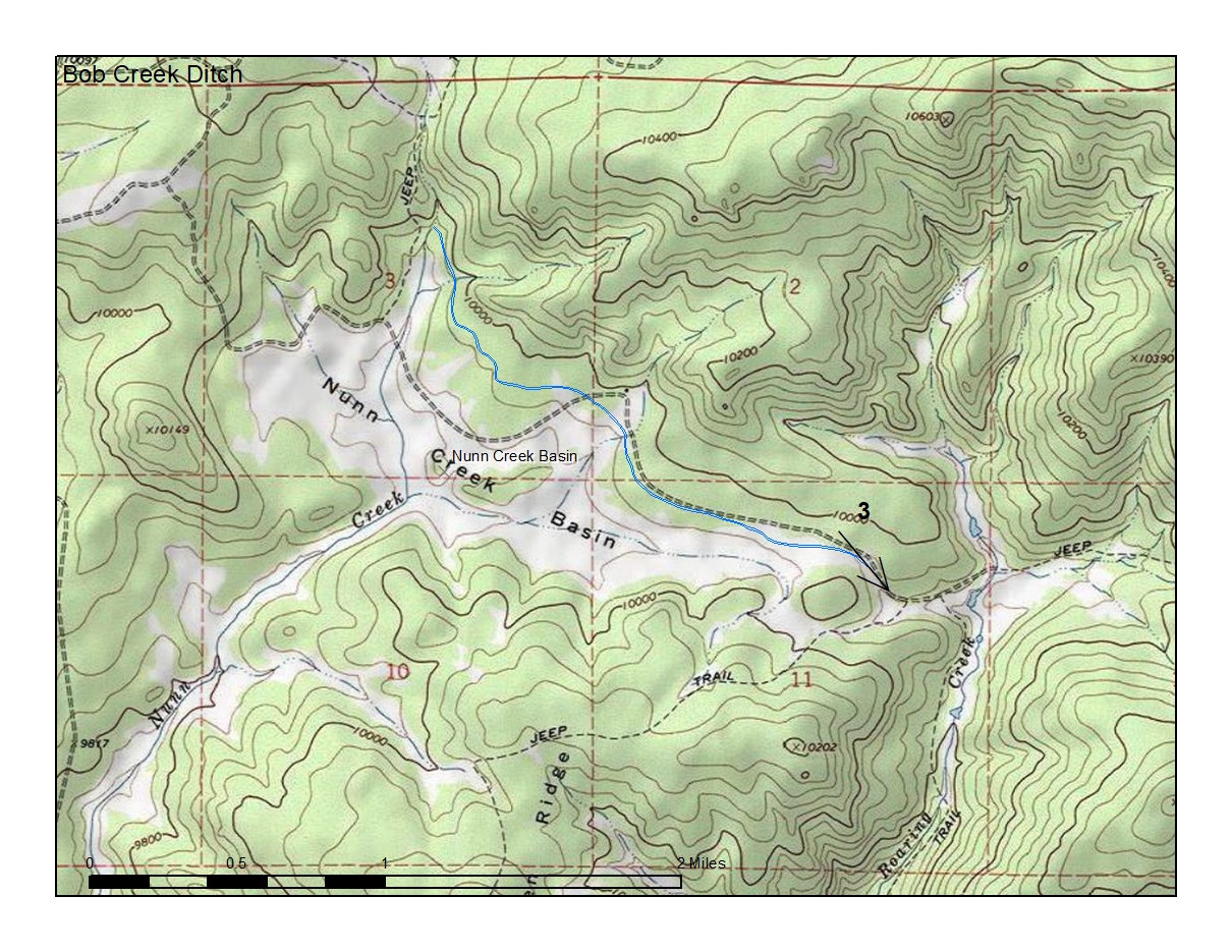 Colorado, Larimer County, Bob Creek Ditch