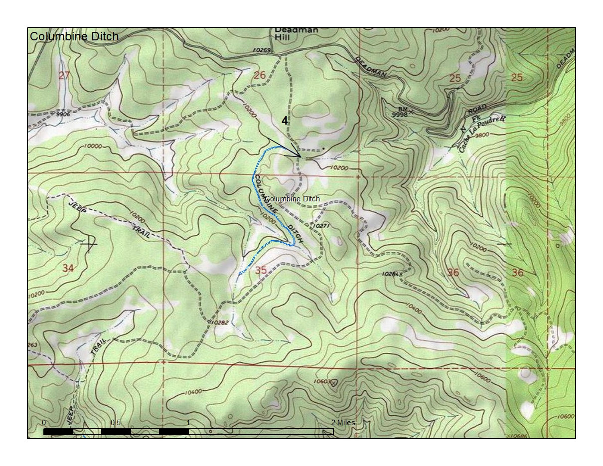 Colorado, Larimer County, Columbine Ditch