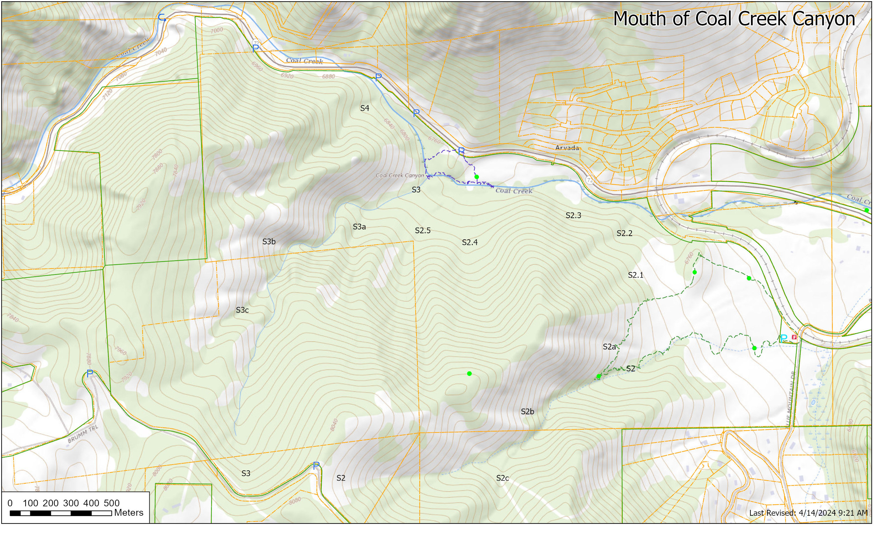 Colorado, Jefferson County, Coal Creek Canyon