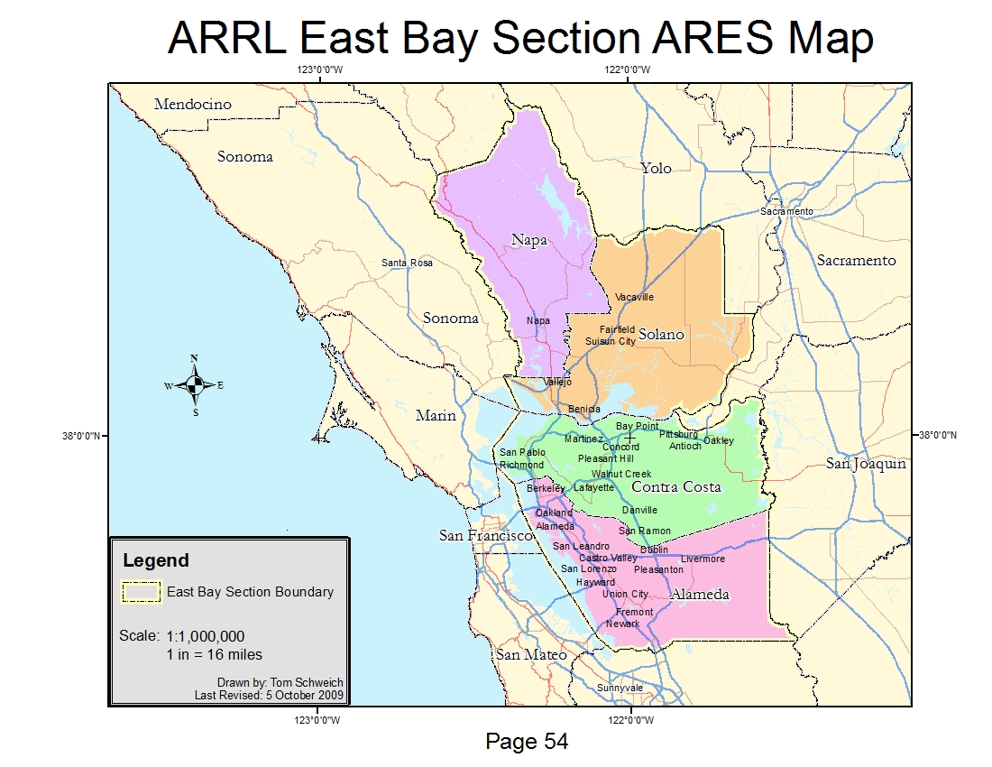 Alameda, ContraCosta, Napa, and Solano counties, California