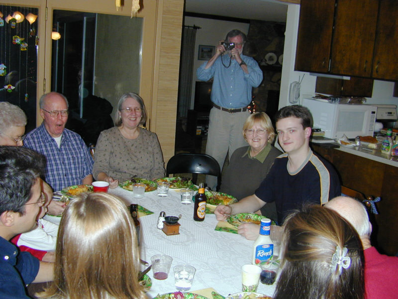 Christmas Eve dinner at Granddaddy's.