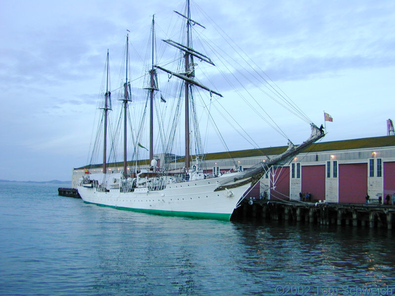 The <I> Juan Sebastian de Elcano</I> in San Francisco.