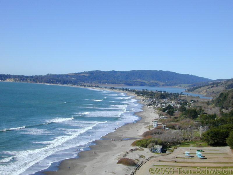 Stinson Beach from California Highway 1