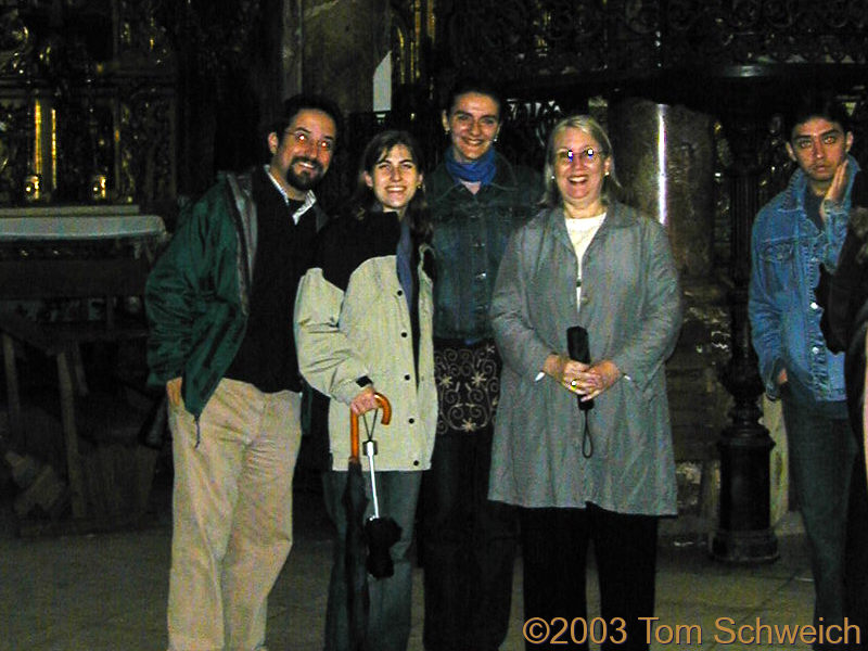 Nacho, Rachel, Amalia, and Cheryl at Candelaria.