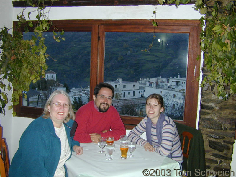 Dinner at Restaurante Alpuxarra.