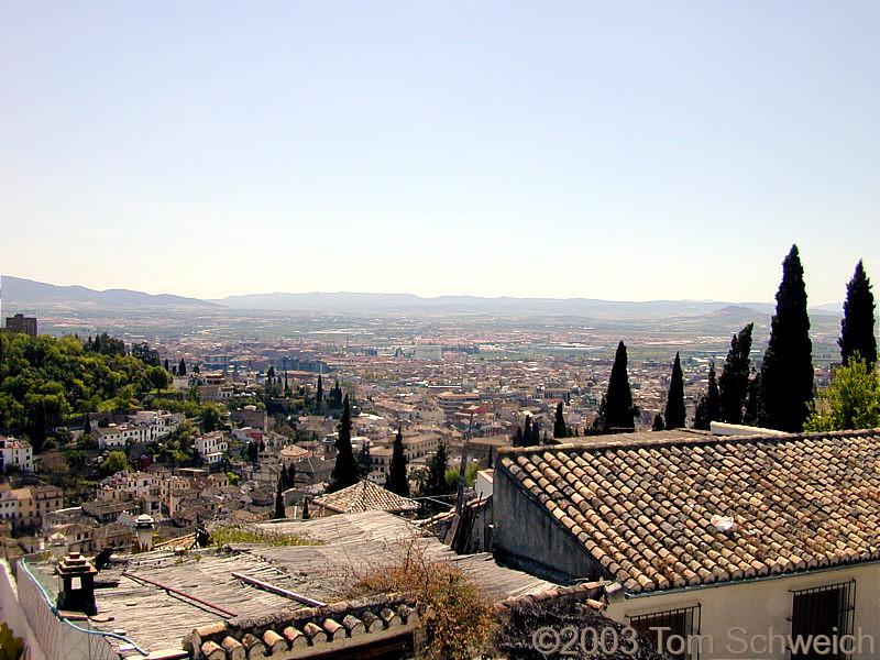 View south from Mirador de San Nicolas.