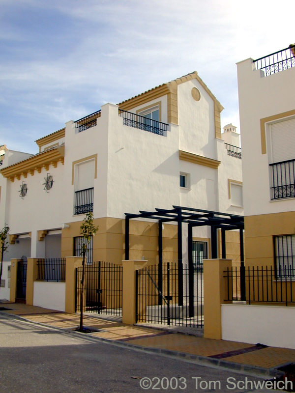 Duplex in housing development.